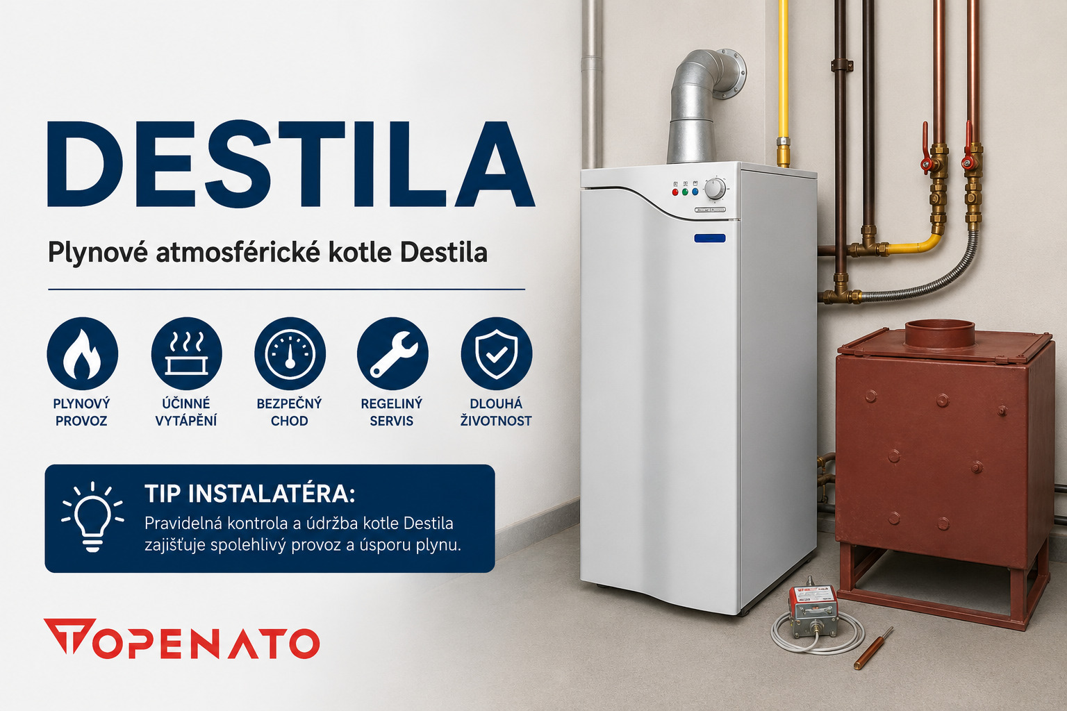 Plynové kotle DESTILA